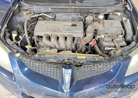 2004 Pontiac Vibe из США, поврежденный, VIN 5Y2SL62854Z458897